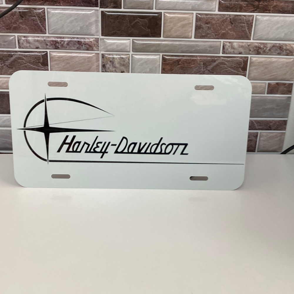 Harley Davidson License Plate